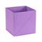 Household Essentials 11" Purple Storage Cubes with Diagonal Lip Handles, 6ct.